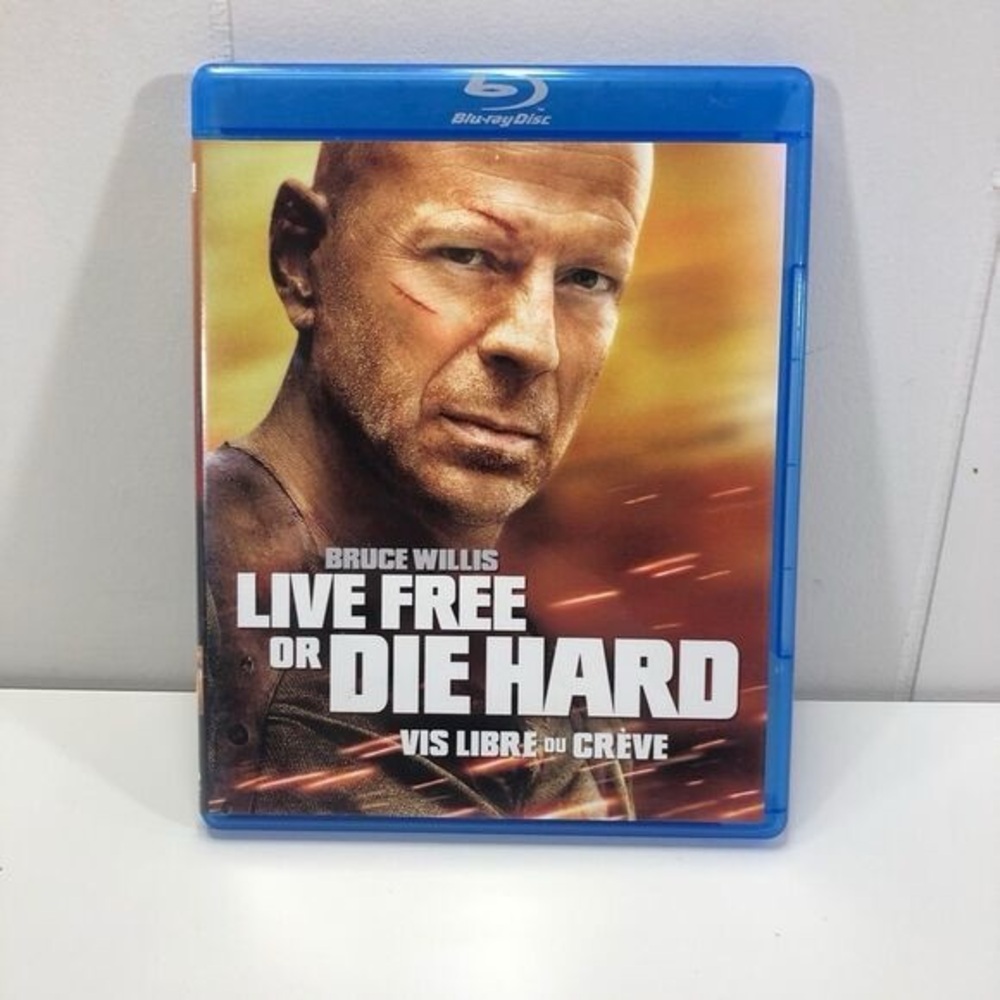 Live Free and Die Hard Blu Ray Bruce Willis
